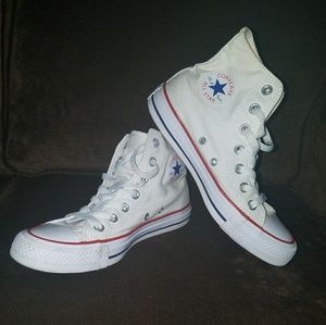 All Hi-Top White Converse